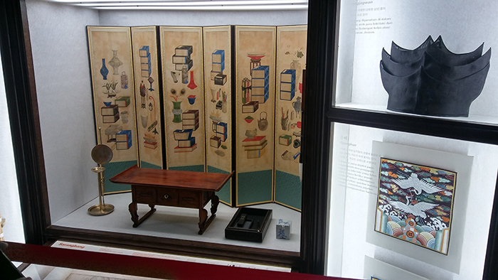  
Visitors to the Team Korea House can learn more about Korea's history. 
